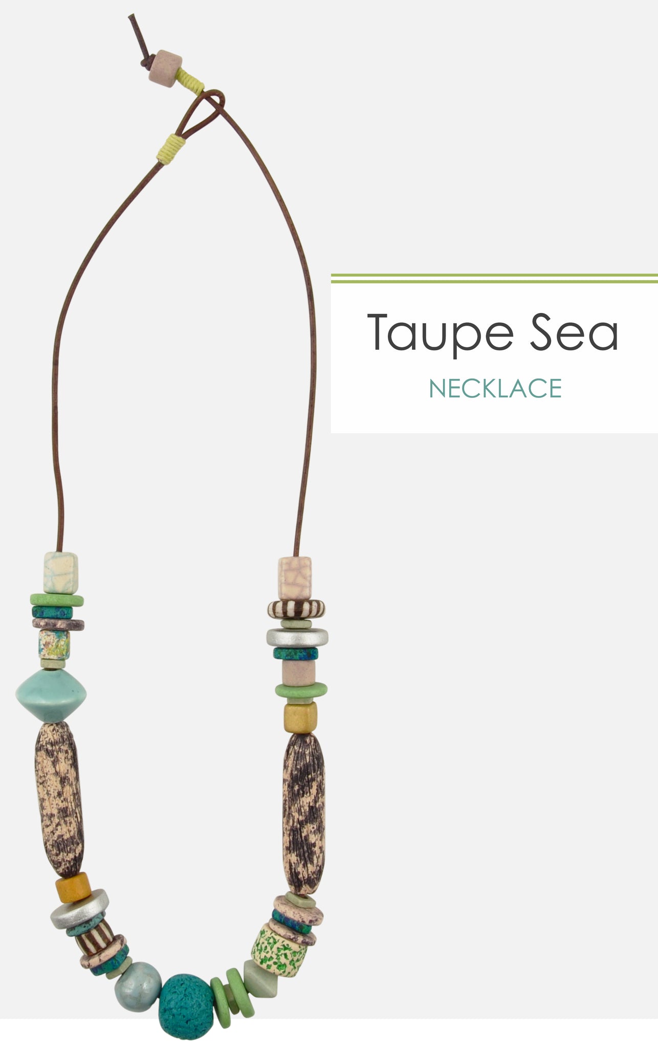 Taupe Sea Necklace Blog magdakaminska