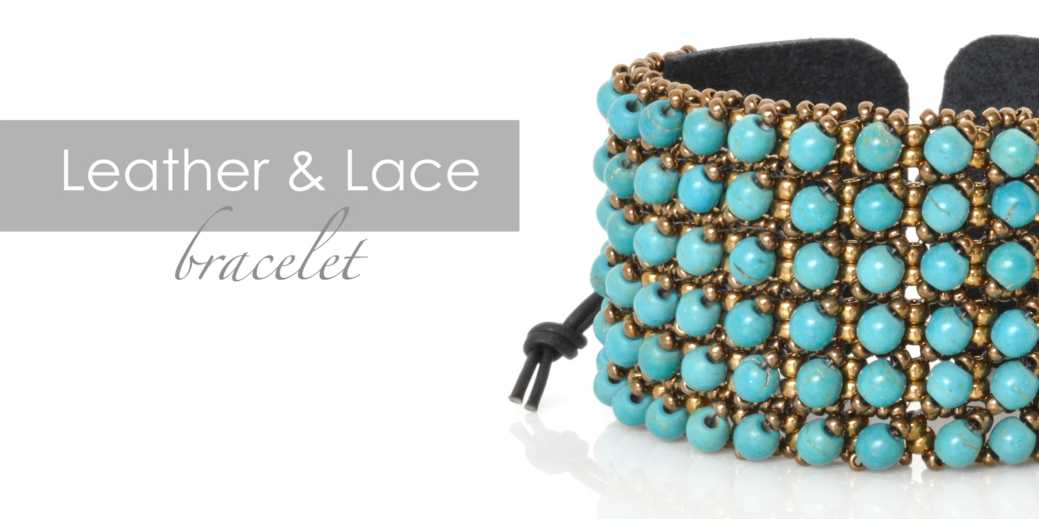 Leather & Lace Bracelet magdakaminska